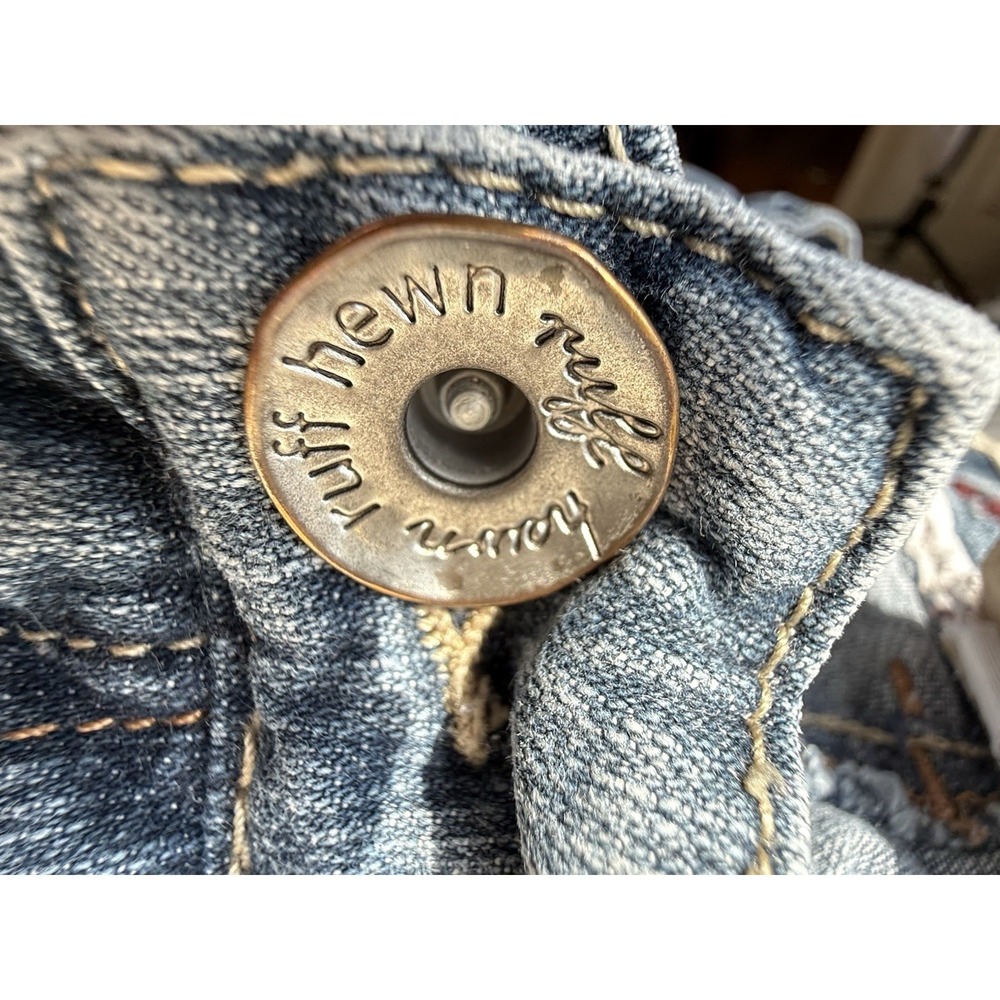 Ruff Hewn Women's Jeans Sz 8 Well Worn Straight‎ Leg Denim Quality Brand